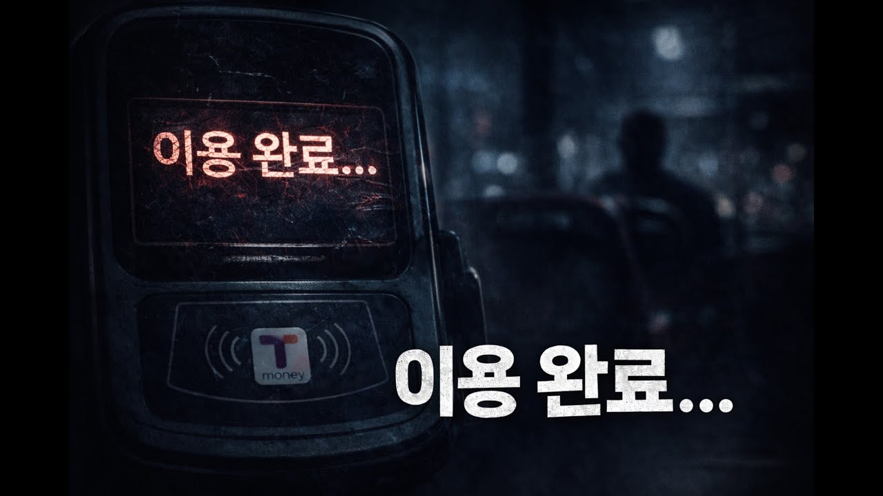 막차가 끝난 뒤, 내 교통카드는 이미 이용 완료였다