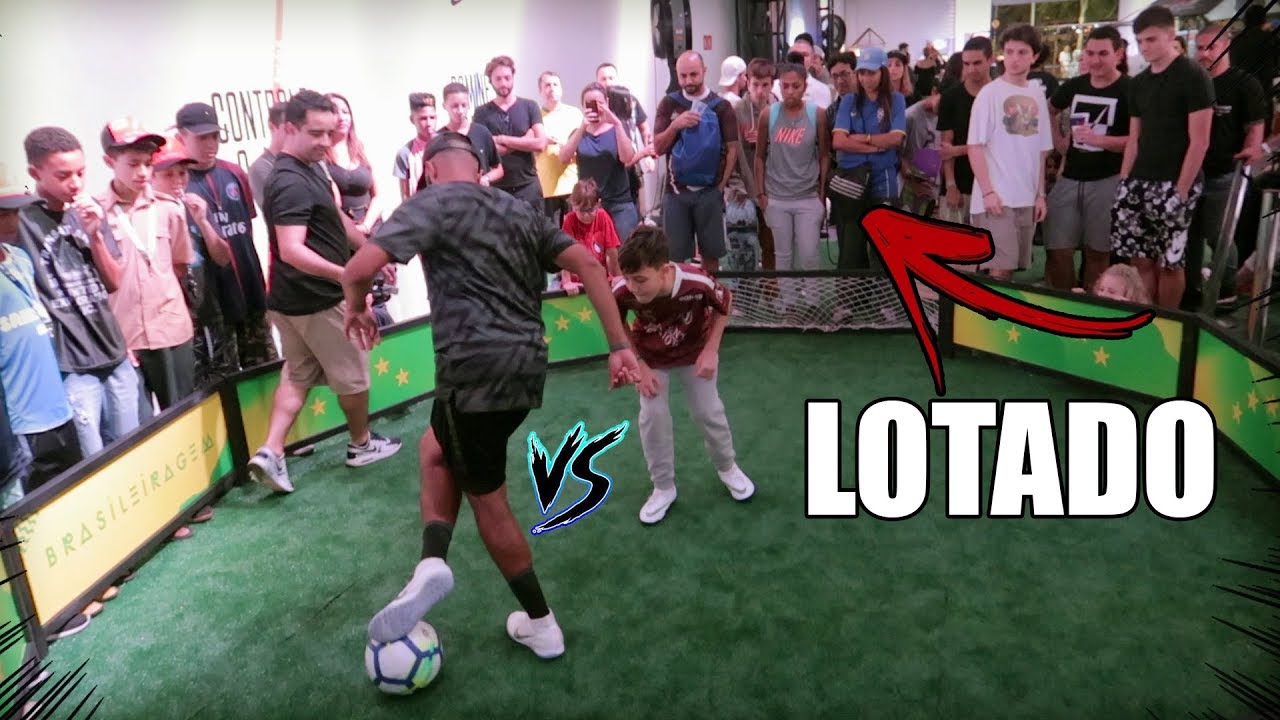DESAFIO 1 VS 1 na ARENA da NIKE - FOOTZ