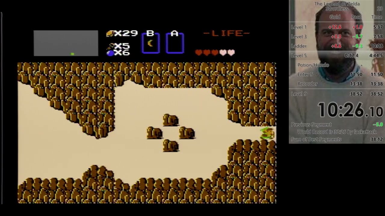 The Legend of Zelda - Swordless Speedrun  (35:53)