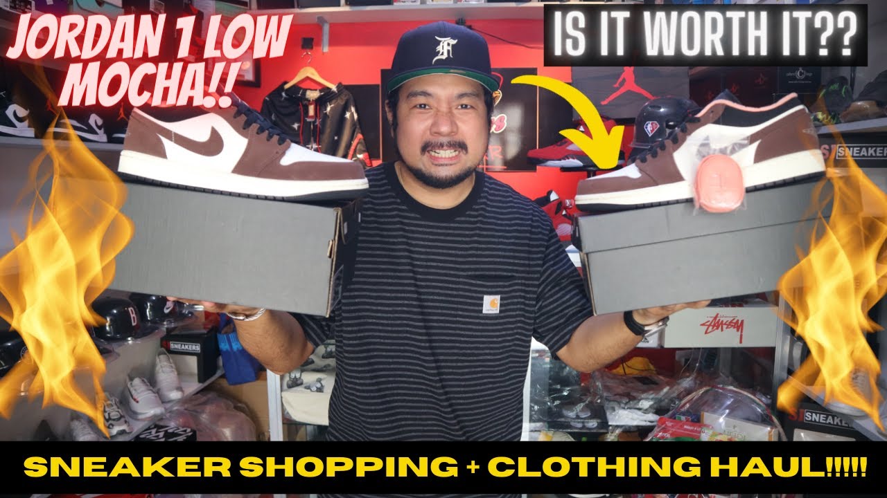 ARE THESE JORDAN 1 LOW MOCHA WORTH BUYING??? | H&M + UNIQLO SHOPPING HAUL!!!