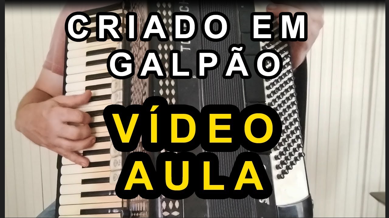 TUTORIAL - CRIADO EM GALPÃO - OS SERRANOS. VÍDEO AULA #01