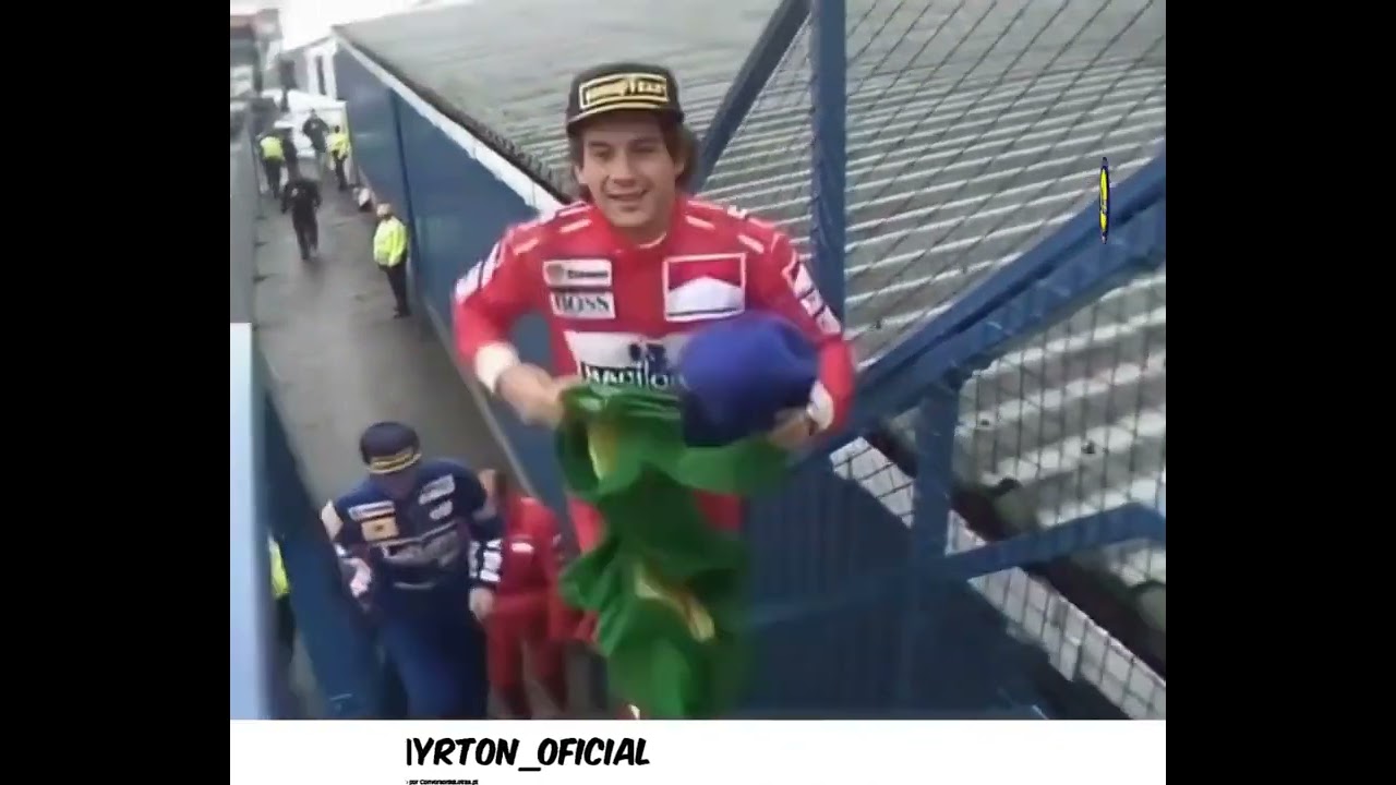 Donnington 93... Senna, Hill... quien lo saluda es Jo Ramirez