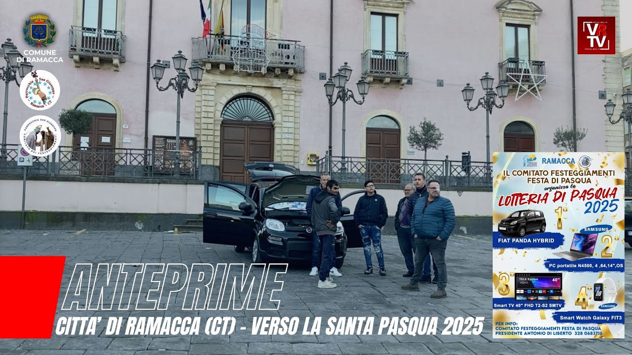 #VirtualRealTv Verso la Santa Pasqua 2025 presso la Città di Ramacca (CT)