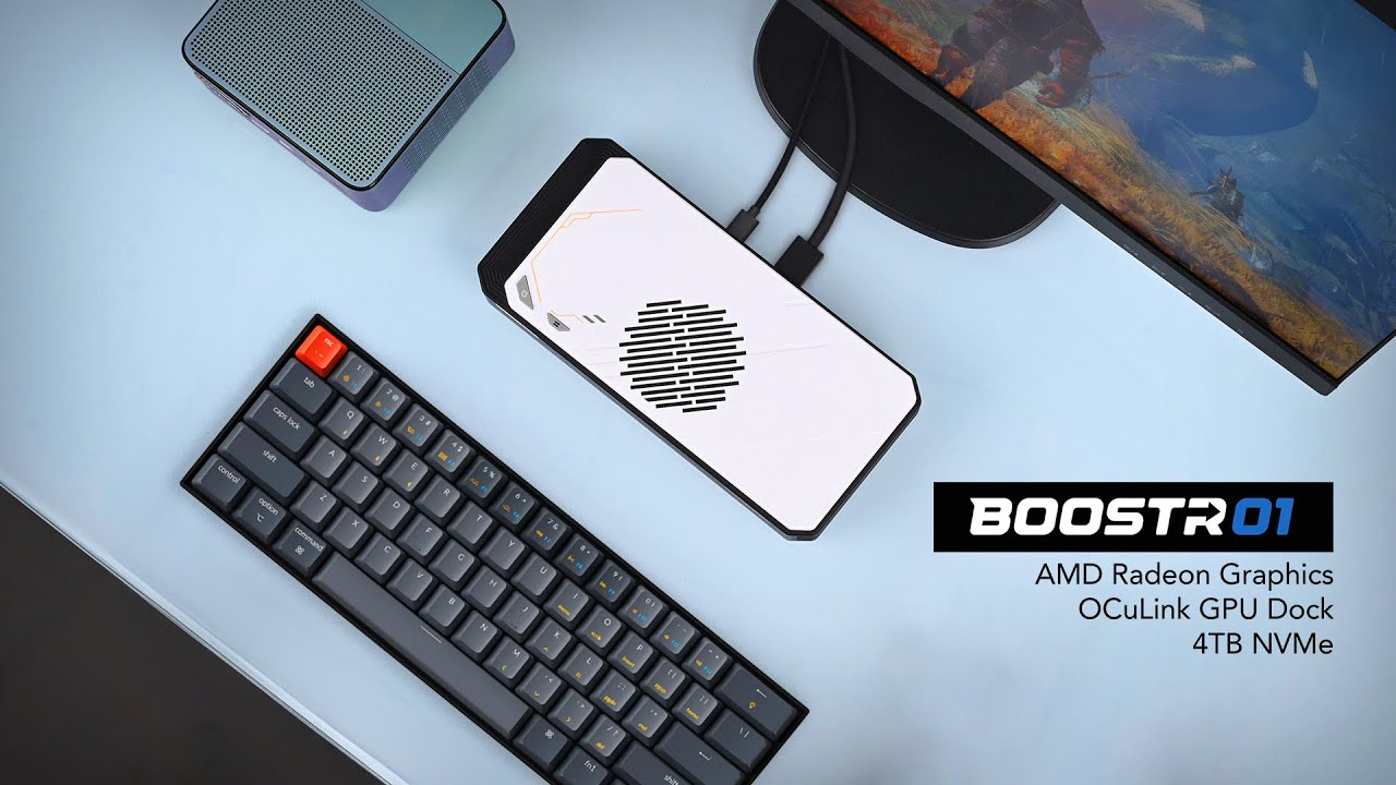 BoostR — совершенно новая мощная док-станция OCuLink для видеокарт! USB4 + NVMe — практическое пр...