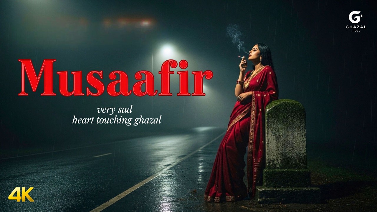 MUSAAFIR — मुसाफ़िर — दर्द भरी ग़ज़ल | Deep Sad Ghazal - Heart-Touching Sad Ghazal | Romantic Poetry
