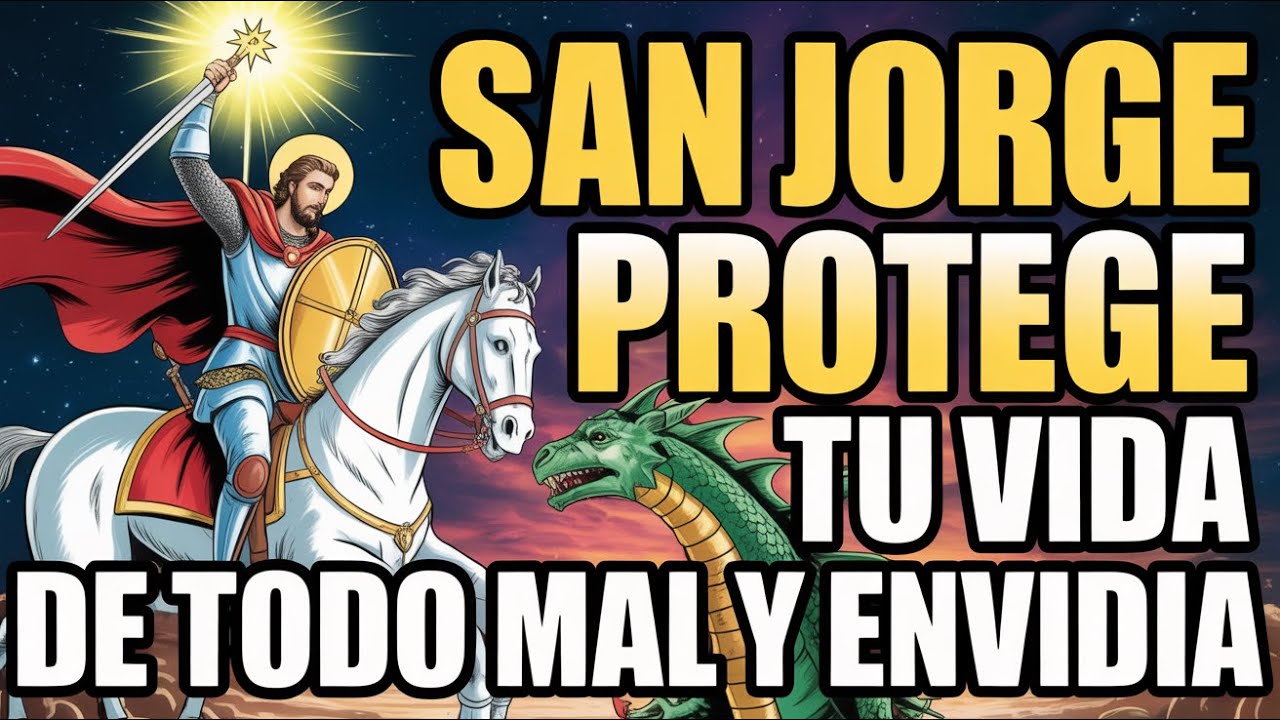 ✨ Oración Transformadora de San Jorge: Protección Poderosa contra Maleficios y Envidias Sagradas ✝️