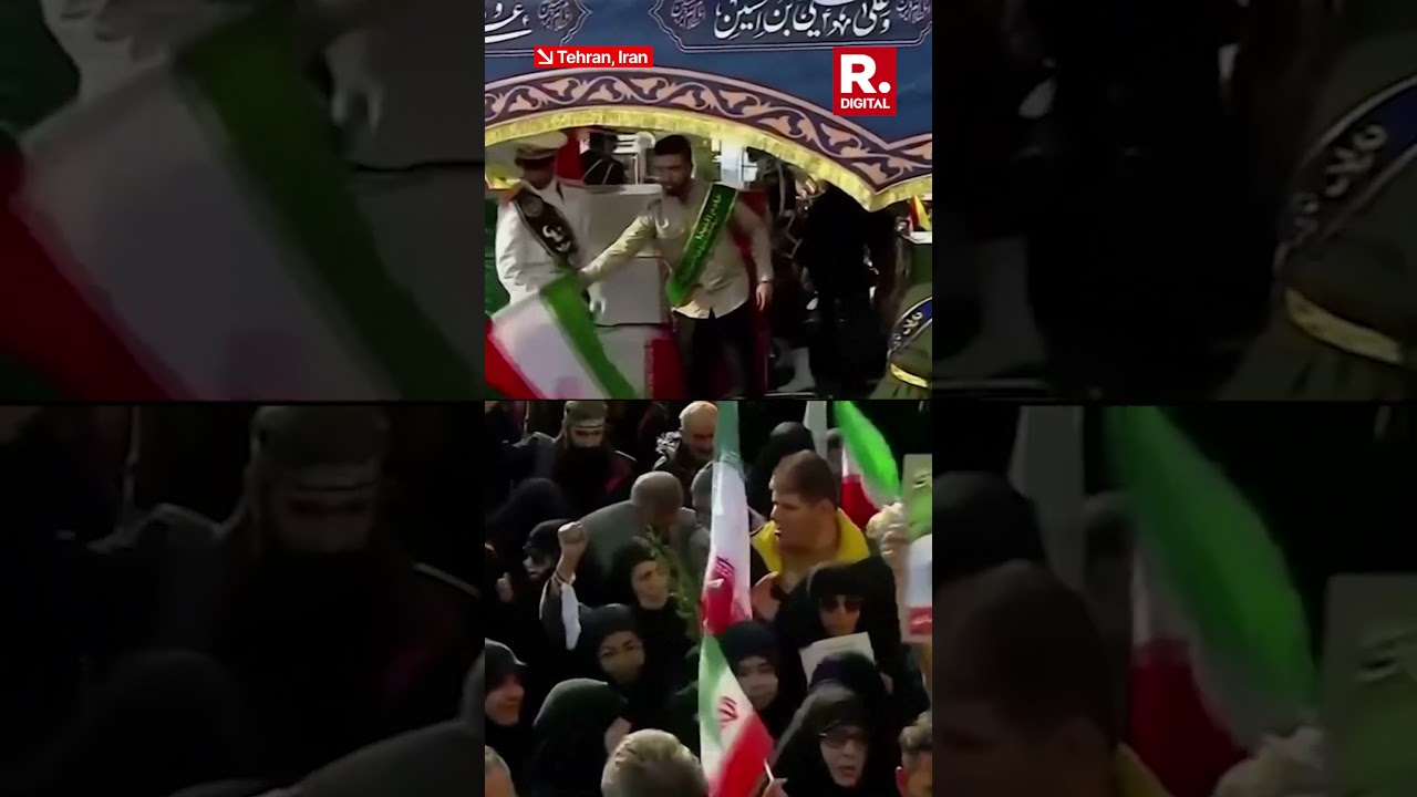 Iran Holds State Funeral for Larijani, Soleimani & Security Officials