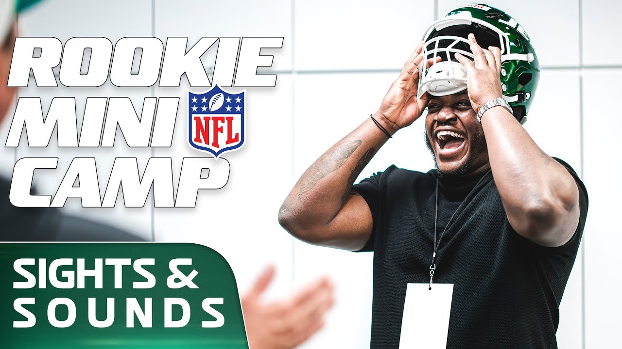 A Day In The Life At New York Jets Rookie Mini Camp | Sights and Sounds