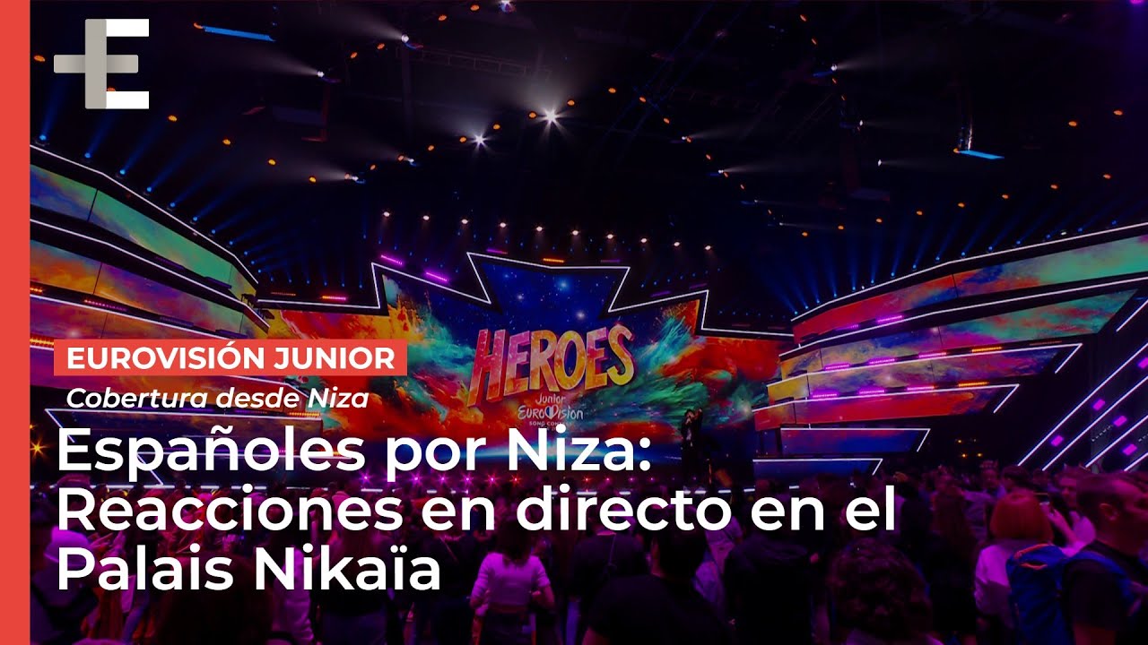 Españoles por Niza: Así vivió el público del Palais Nikaïa el Festival de Eurovisión Junior 2023