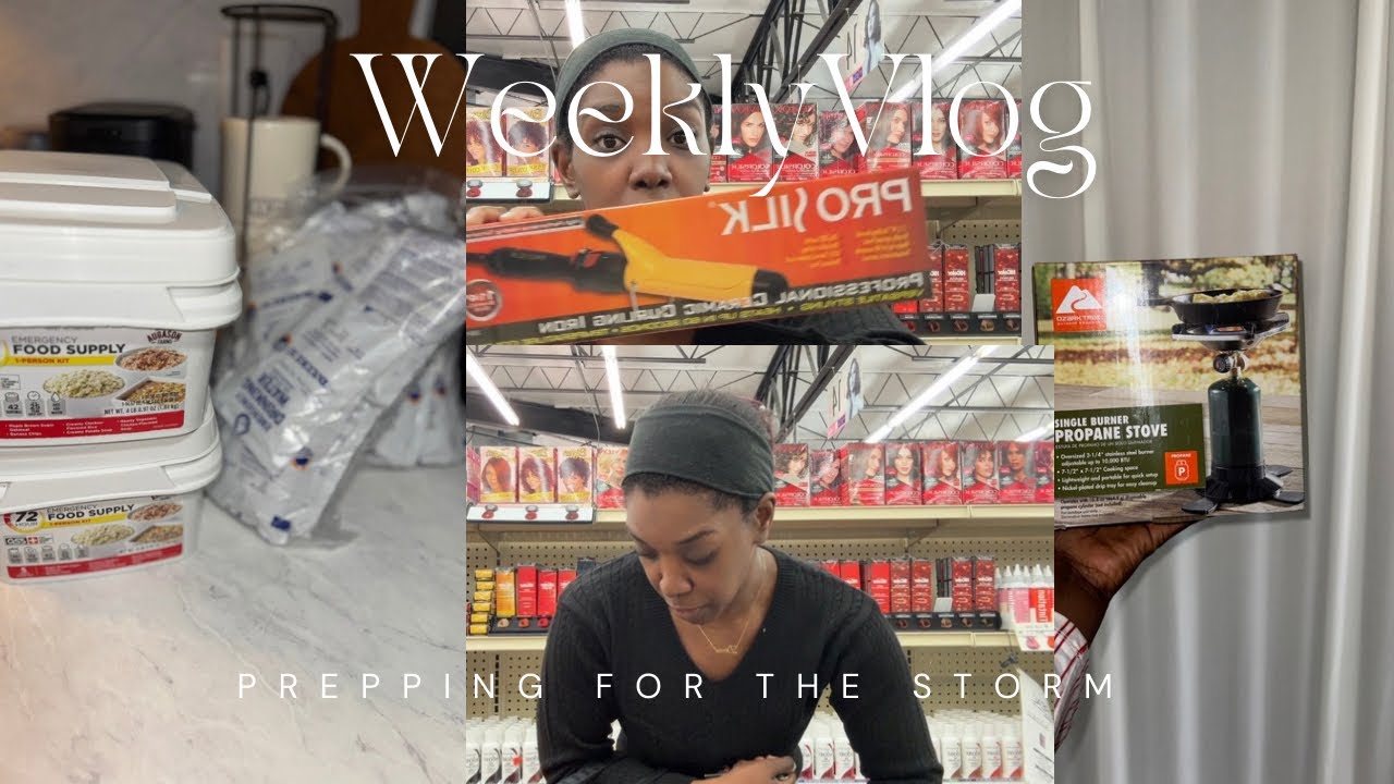 PREPPING FOR TEXAS WINTER STORM + QUICK BEAUTY SUPPLY RUN•HAIR RESET