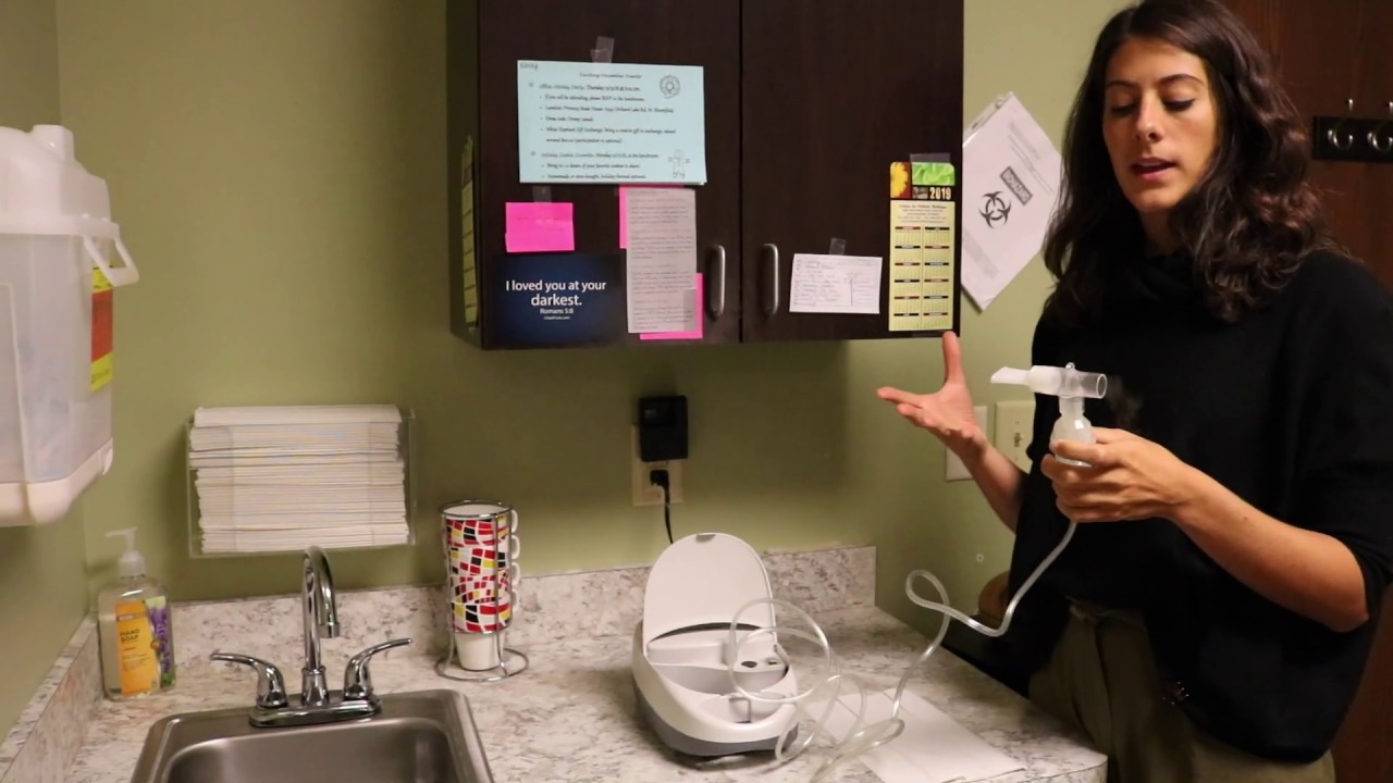 Eliminate nasty coughs with a NEBULIZER!