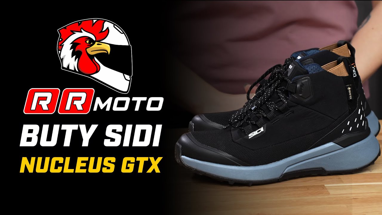 SIDI NUCLEUS GTX - buty motocyklowe z membraną Gore-tex oraz podeszwą Vibram