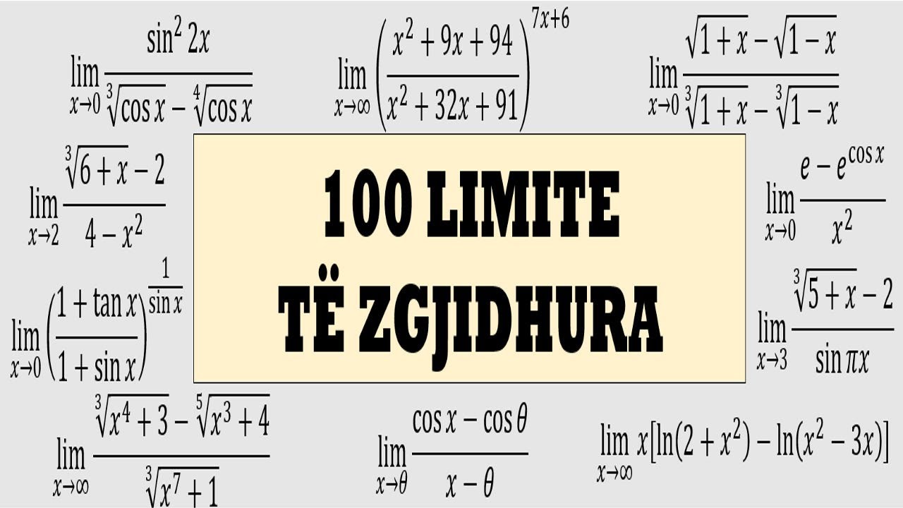100 LIMITE TË ZGJIDHURA