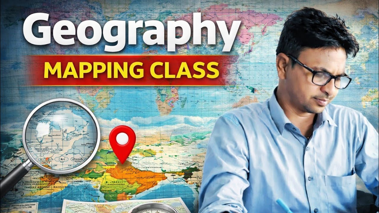 GEOGRAPHY MAPING CLASS  FOR  -UPPCS/RO/ARO/TGT/PGT / LEKHPAL AND UP POLICE