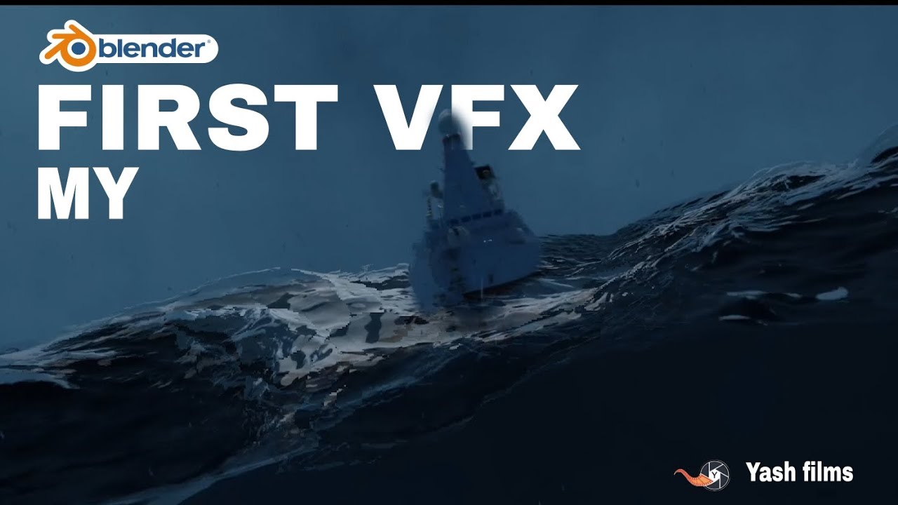 MY First VFX Editing in |Blender software|NTR 30 glimpse #blenderanimation #devara #ntr #blender