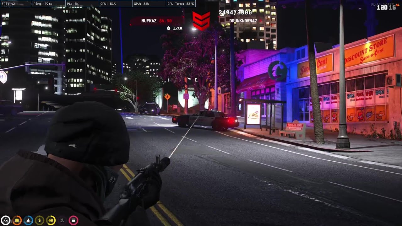 Hydra SMOKES RUST & The COPS at LS (Flippy's POV) | NoPixel 3.0 GTA RP