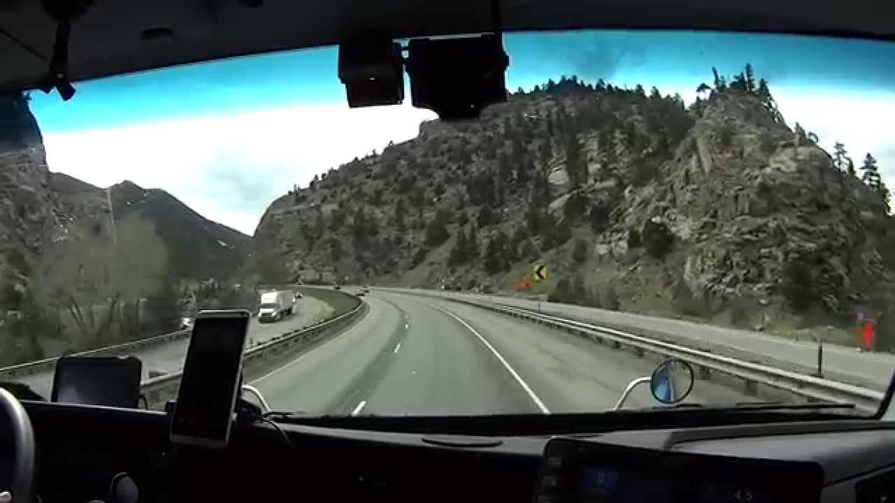 3136 Blue climbing the Rockies