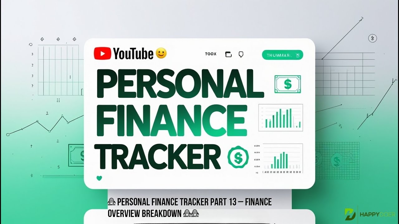 🧱 Personal Finance Tracker Part 13 – Finance Overview Breakdown 📊💡