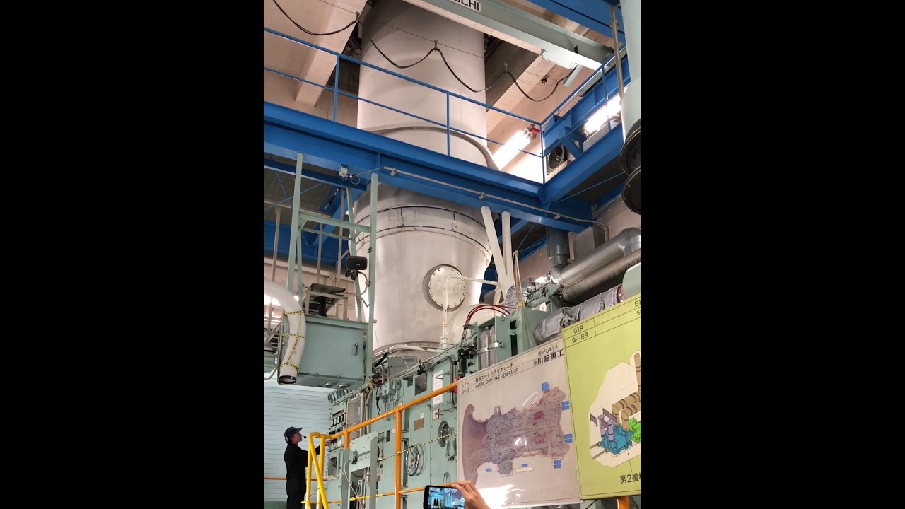 第二術科学校オープンスクール SM1A（RRスペイ）ガスタービンエンジン始動展示