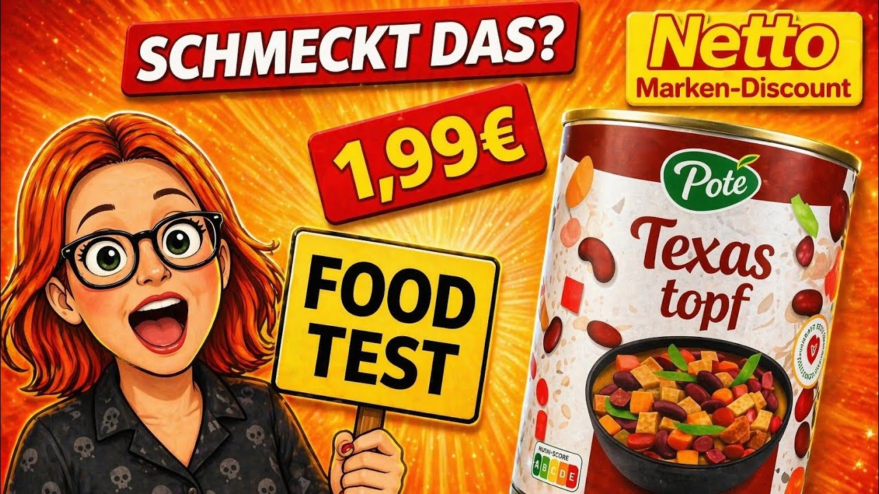 Texas Topf aus der Dose 😳 Schmeckt der wirklich? Food Test | Netto Marken-Discount