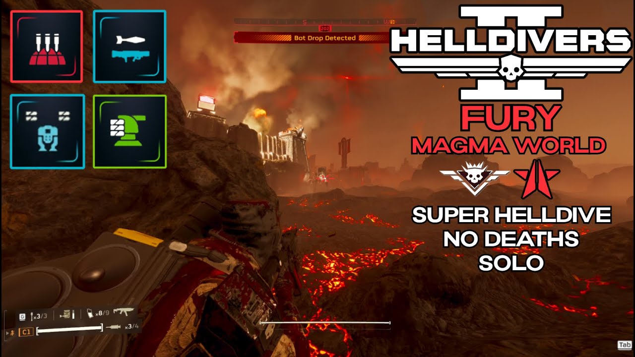 Helldivers 2 | Sabotage Orgo-Plasma Synthesis (Super Helldive, Solo, No Deaths)