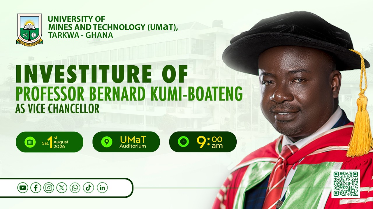 Investiture of Professor Bernard Kumi-Boateng as Vice Chancellor