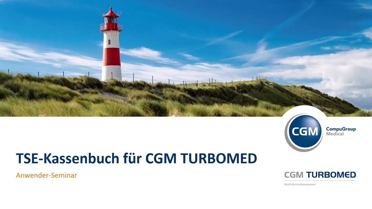 ONLINE-SEMINAR:  CGM TURBOMED - TSE-Kassenbuch