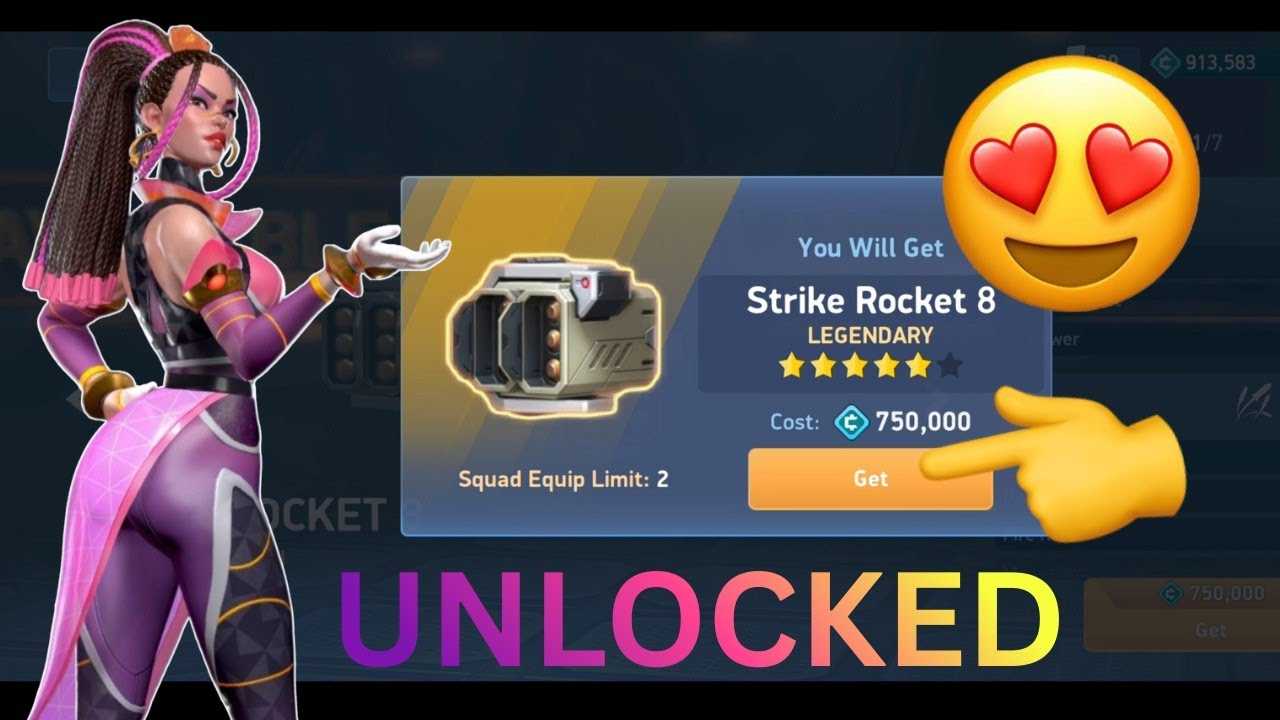 I finally unlocked Strike rocket 8 | Mech Arena 
