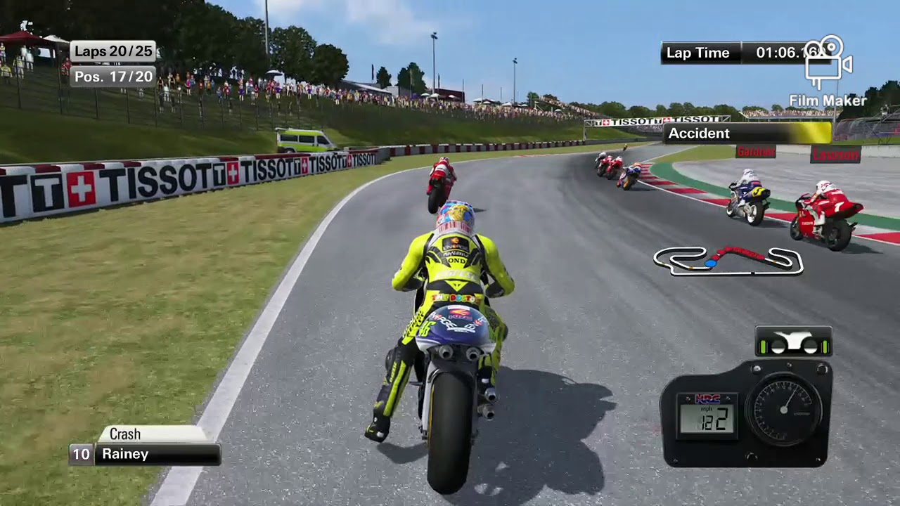 AI crash compilation. Moto GP 15 gameplay