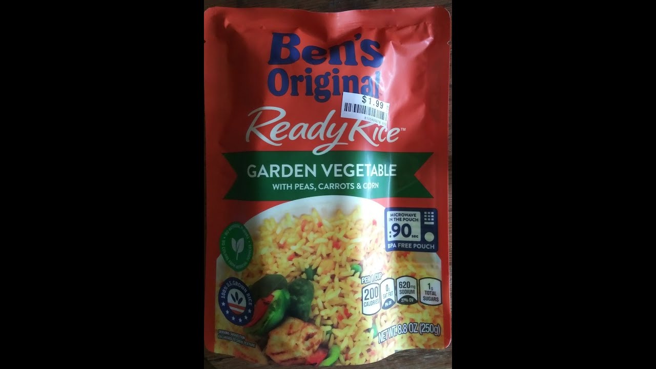 Mars Ben's Original Ready Rice Garden Vegetable Review