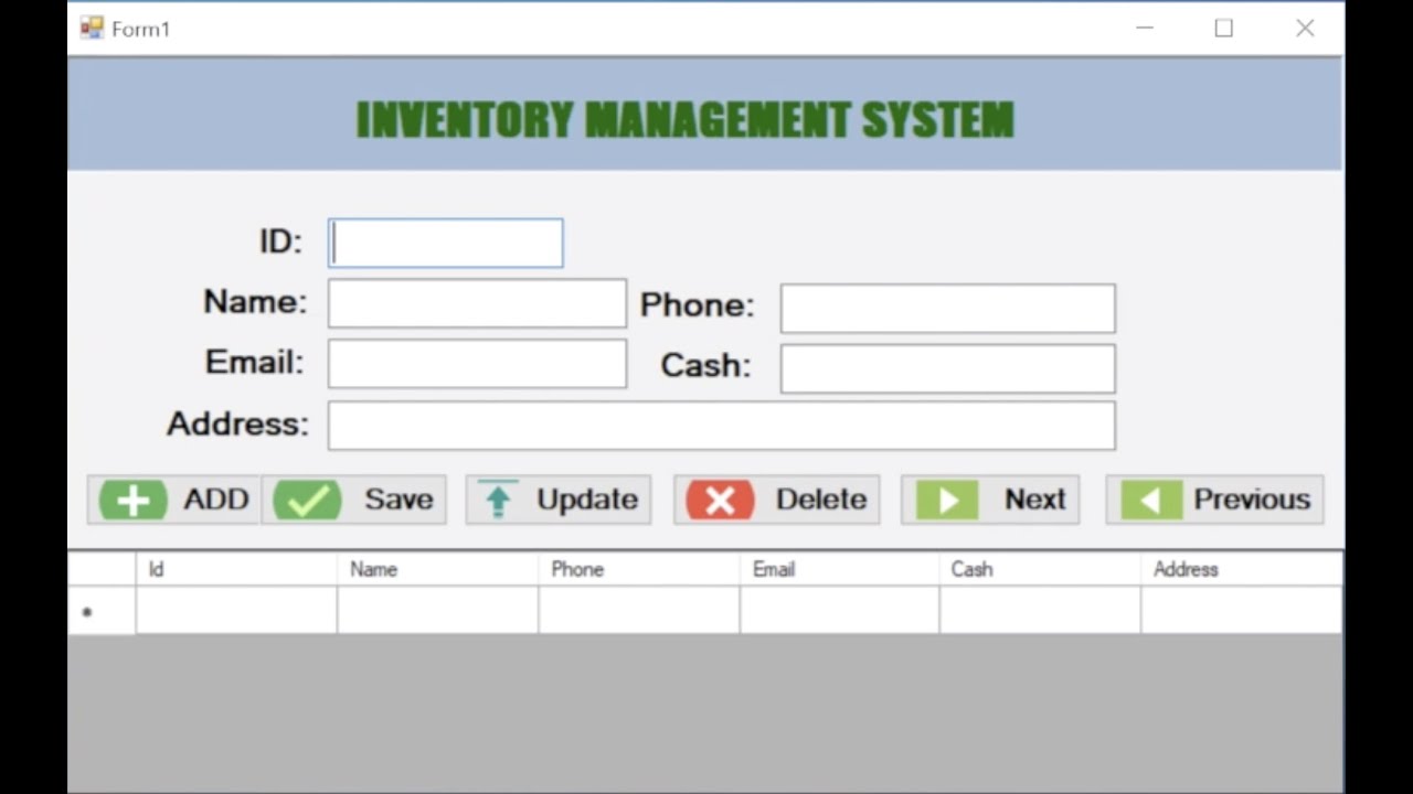 How to Create Inventory Management Systems in Visual Basic.Net part2