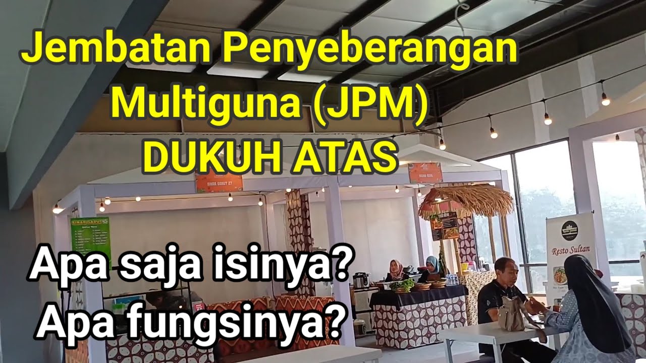 Jembatan Penyeberangan Multiguna (JPM) DUKUH ATAS || Apa saja isinya? || Apa fungsinya?