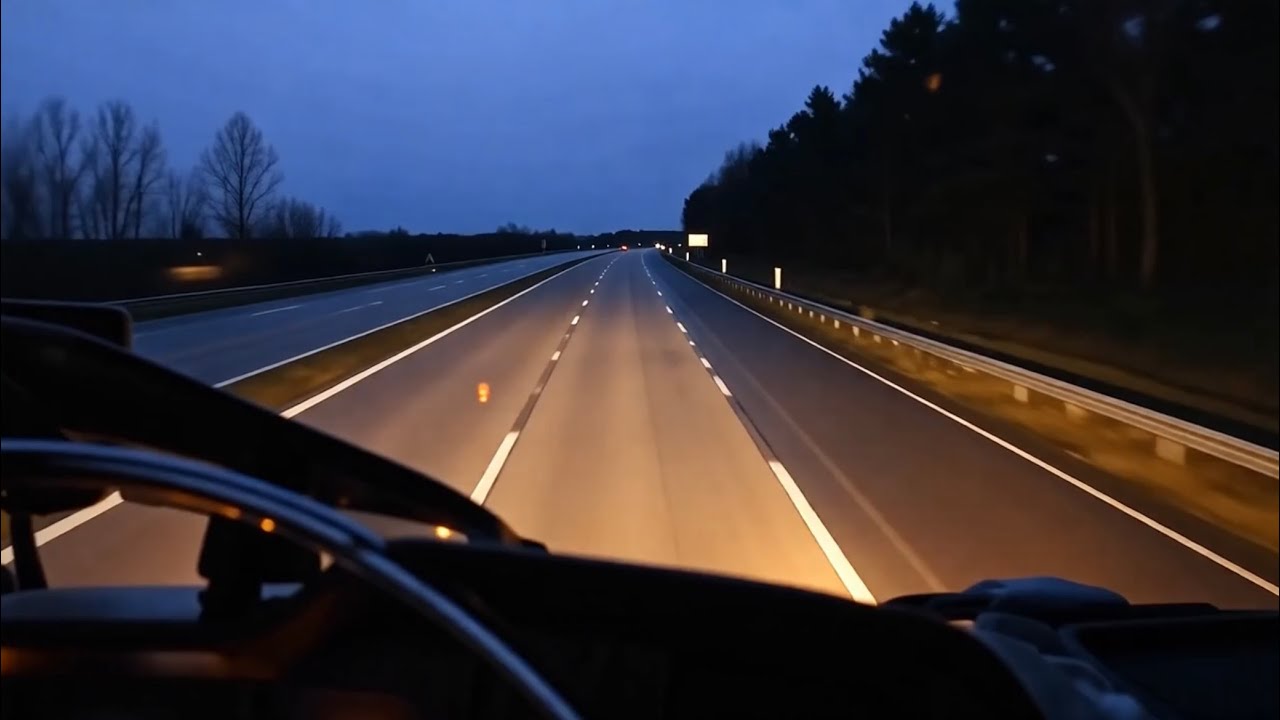 10 Hours Car Cabin Road Noise – Black Screen, No Ads | Sleep