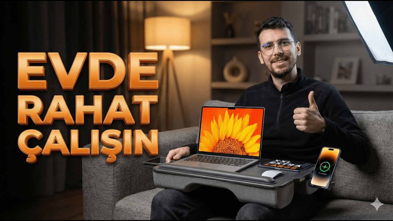 Yatakta Ofis Konforu M&uuml;mk&uuml;n m&uuml;? 🛌 Bix Saiji GX3 Laptop Standı İncelemesi