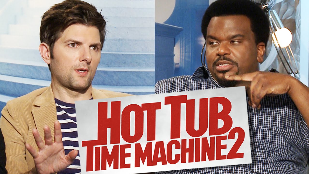 Hot Tub Time Machine 2 | Adam Scott, Rob Corddry, Craig Robinson & Clark Duke Interview