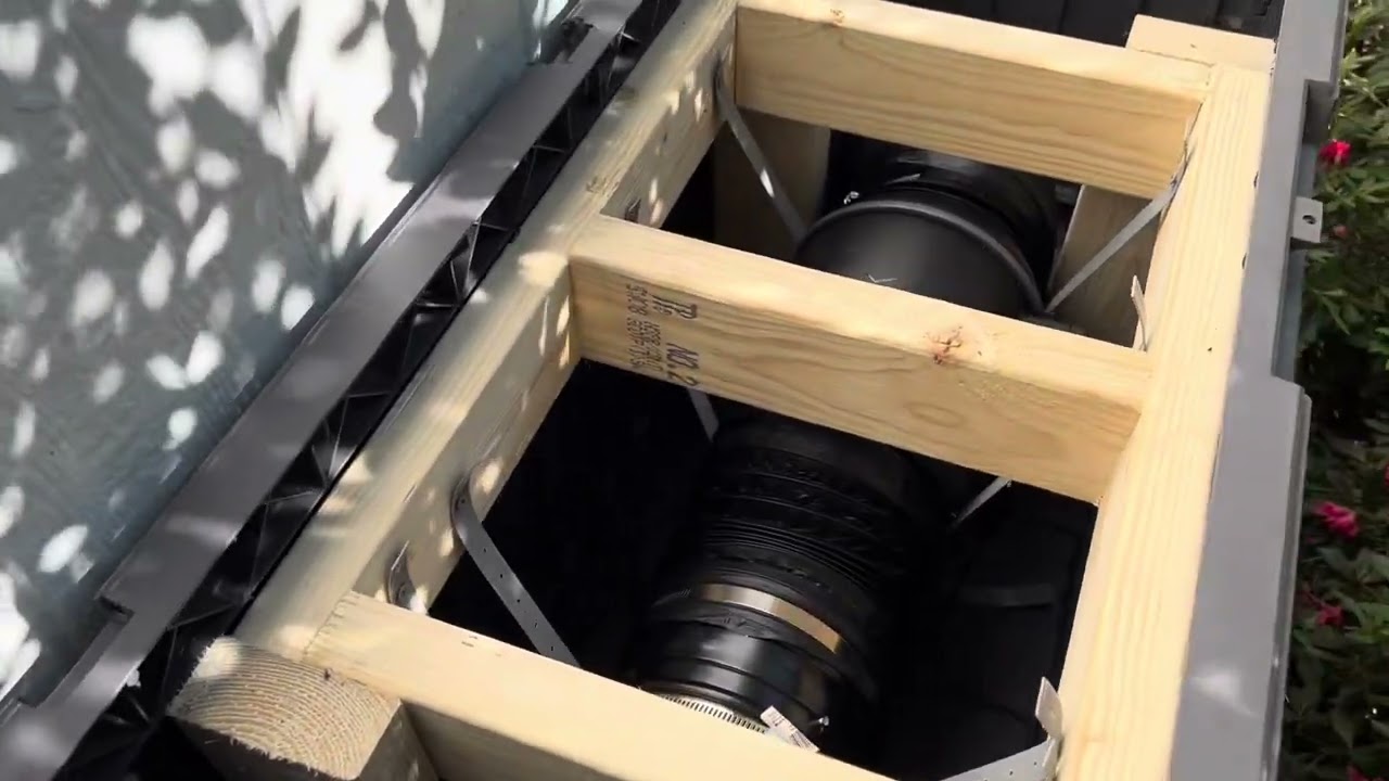 Mechanical ventilation on an outdoor electric sauna