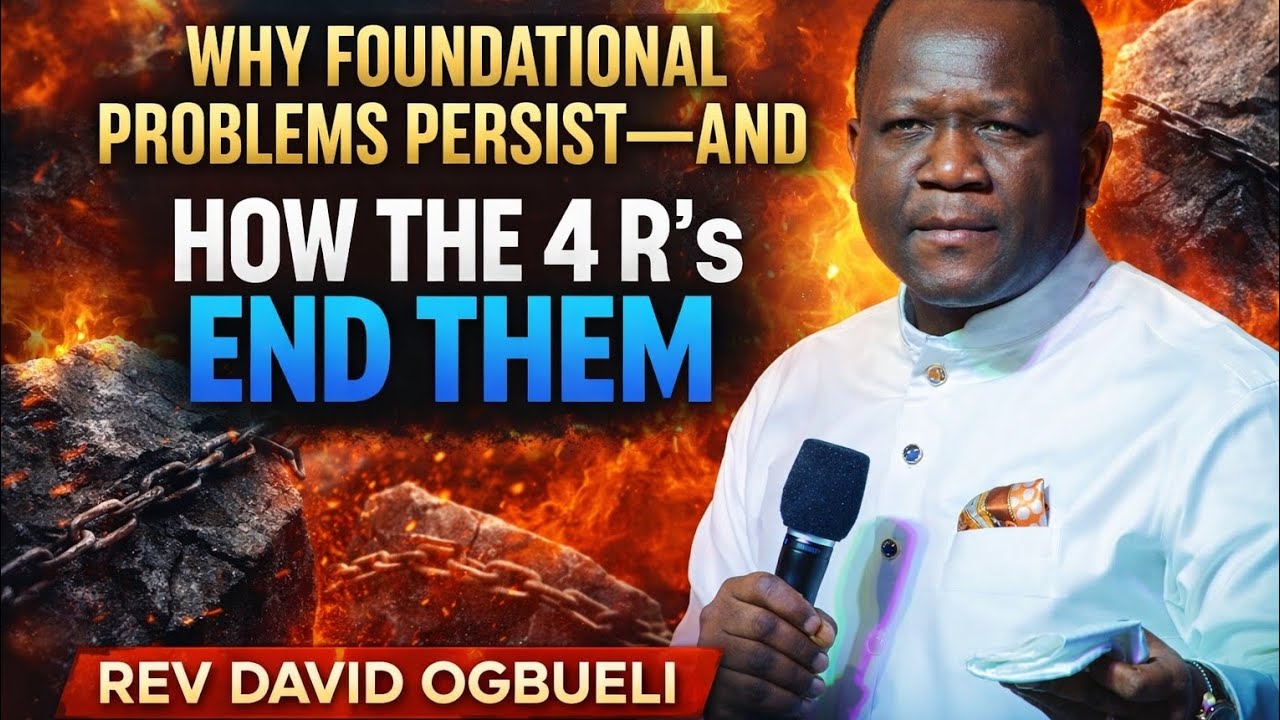WHY FOUDATIONAL PROBLEMS PERSIST- AND HOW THE 4 R'S END THEM|| DOMINION MANDATE|| REV DAVID OGBUELI