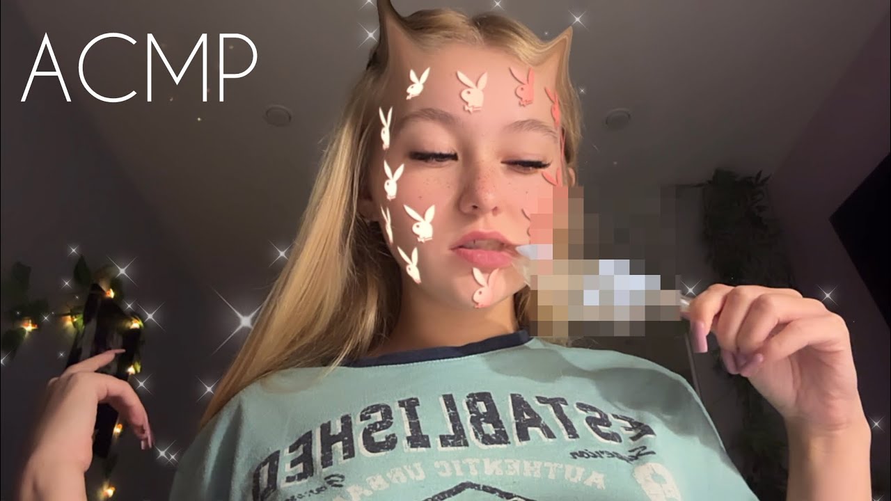 АСМР 💗лапка , липкие звуки рта