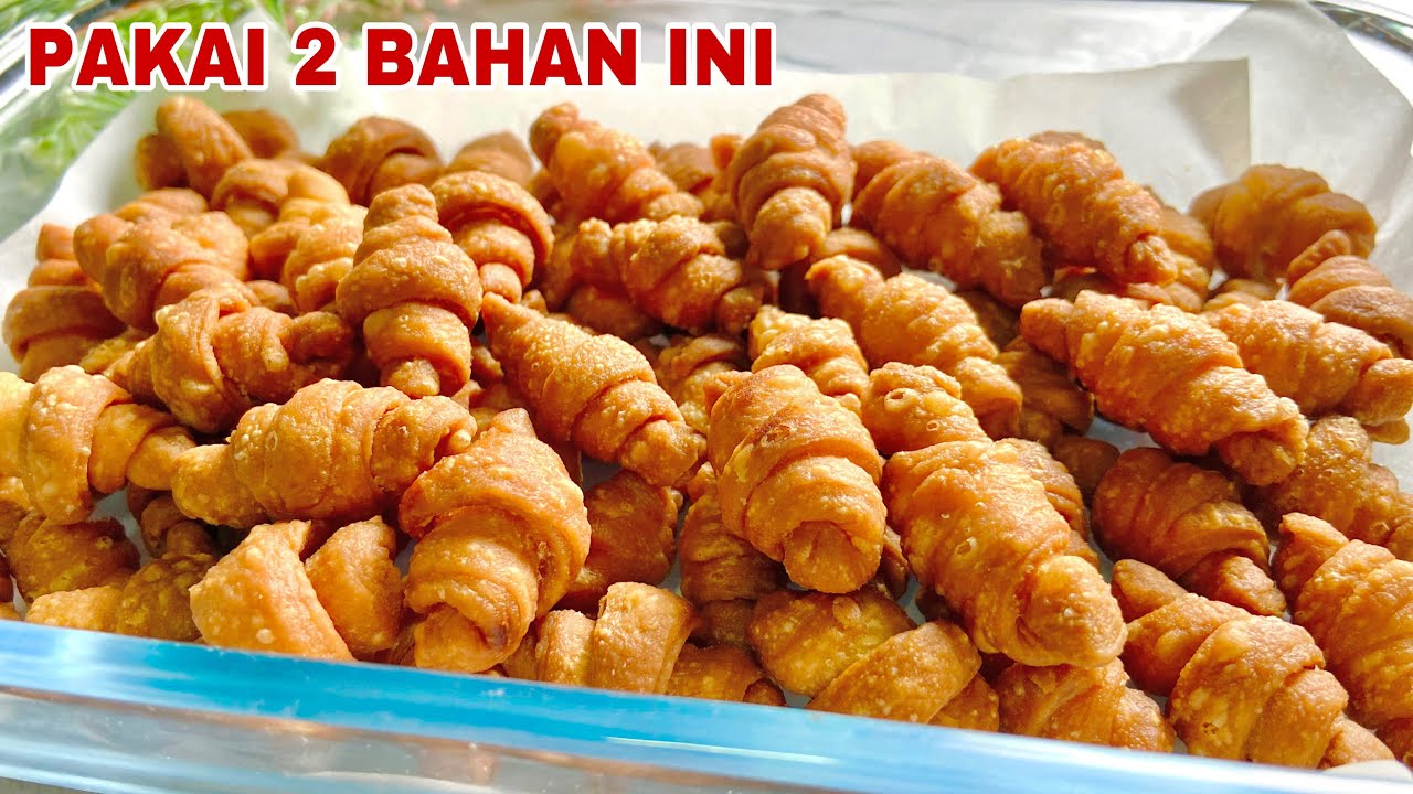 CAMPURKAN TEPUNG TERIGU DAN 2 BAHAN INI JADIDEH CEMILAN MANIS RENYAH GURIH TANPA TELUR