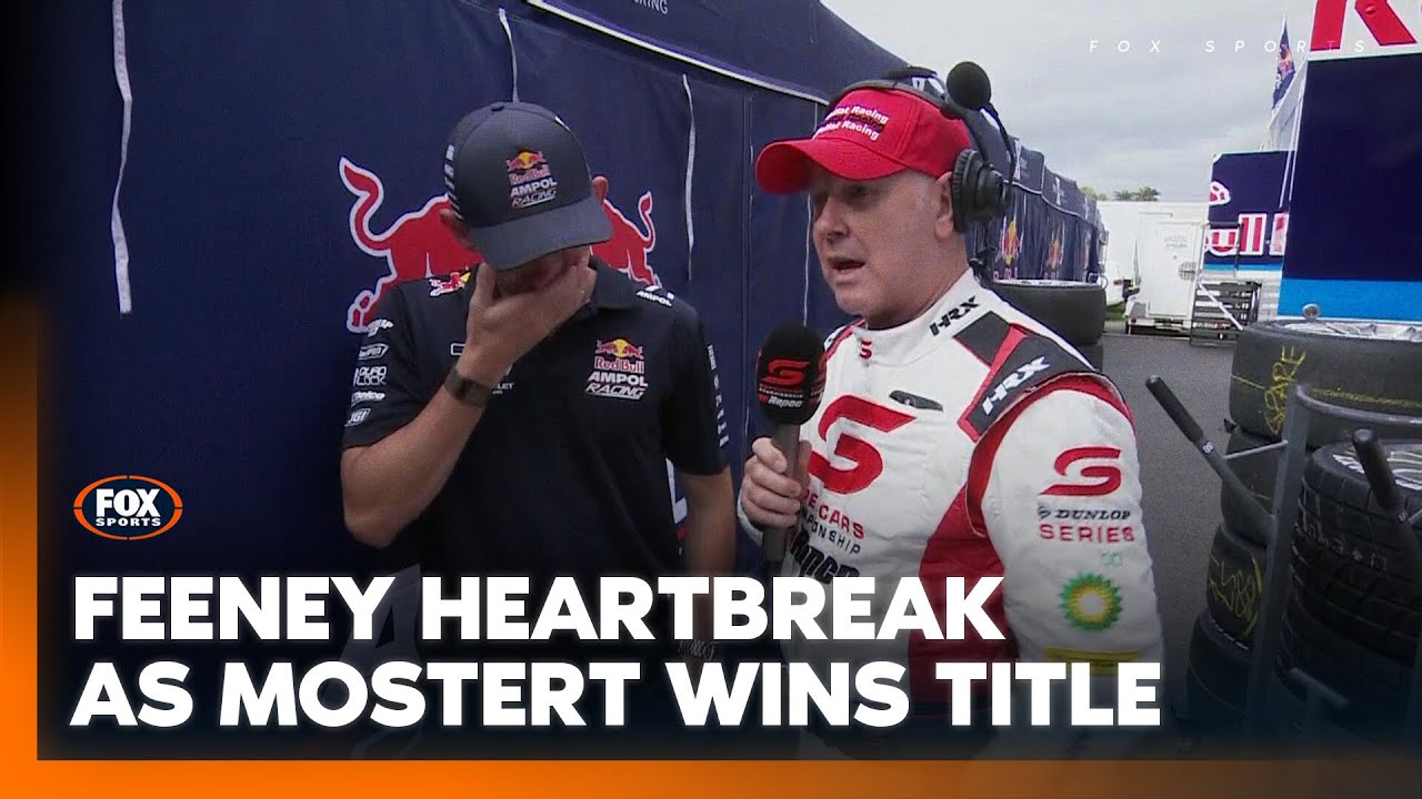 'Don't think you'll be hearing from me' 😢 Feeney devastated as Mostert FINALLY wins championship
