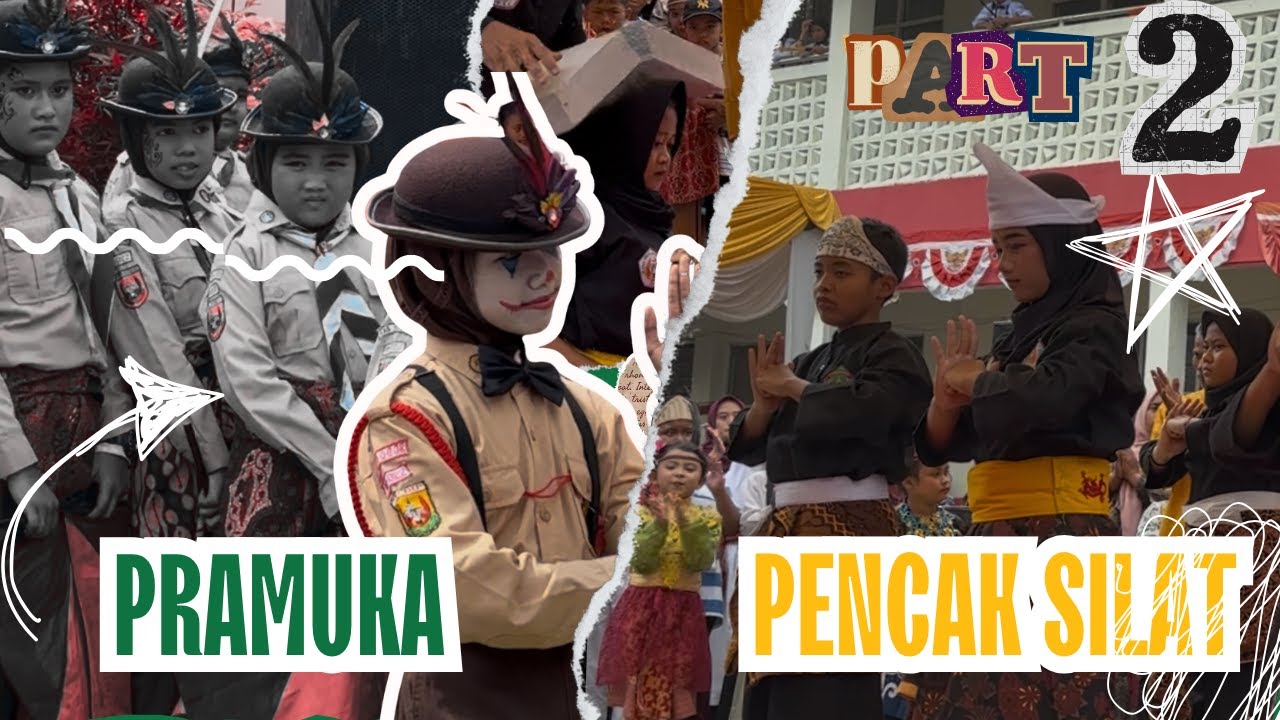 PENAMPILAN SERU ESKUL PRAMUKA & PENCAK SILAT - SDN NAMBO 03 (samen #2)