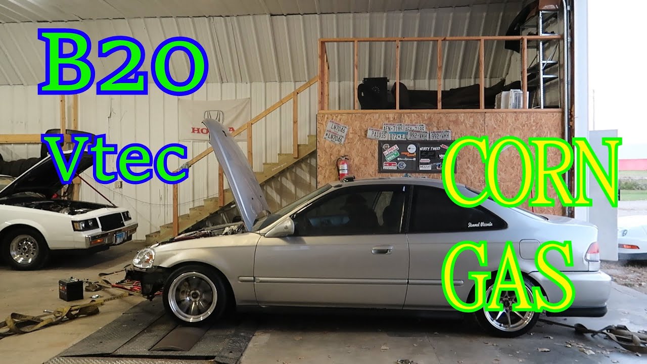 E85: переделка EK Honda Civic и настройка на динамометре