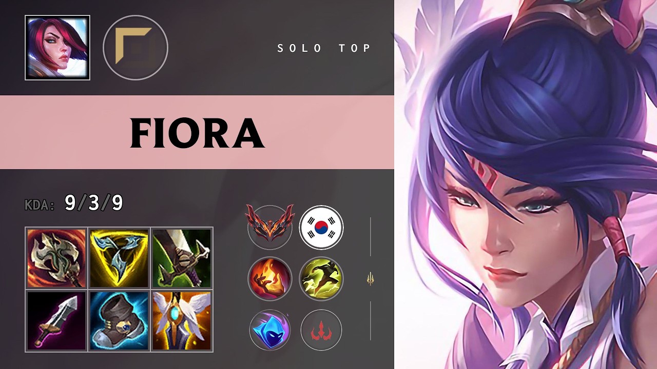 Fiora Top vs Warwick - KR Grandmaster Patch 26.18