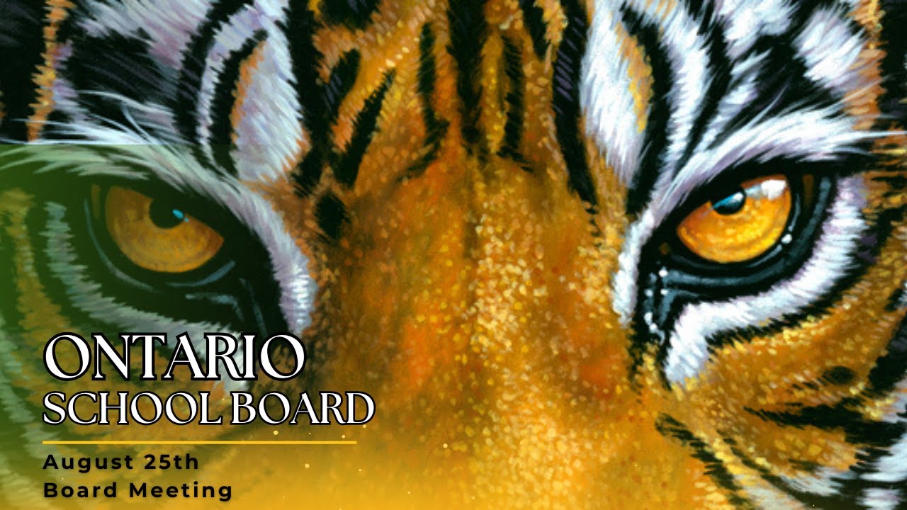 August 25th School Board Meeting