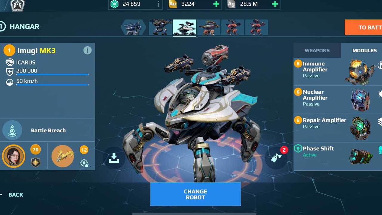 Imugi Ultimate Storm  | War Robots Gameplay