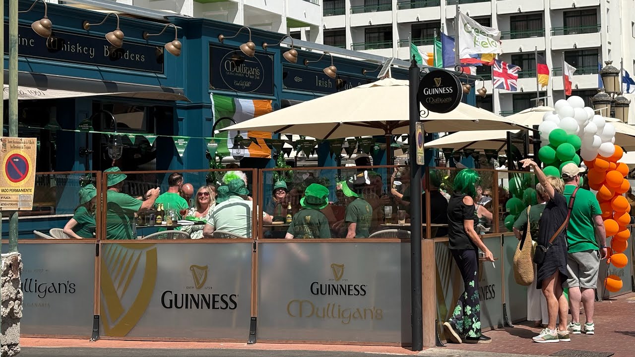 GRAN CANARIA - PLAYA DEL INGLES. St. Patrick's Day 🇮🇪. March 17, 2026