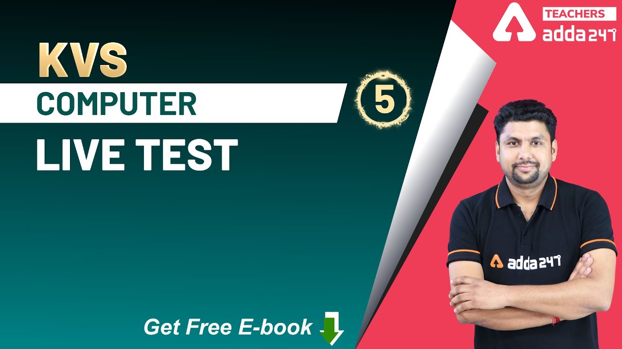 KVS 2020 | Computer | KVS (Live Test 5) | Teachers Adda
