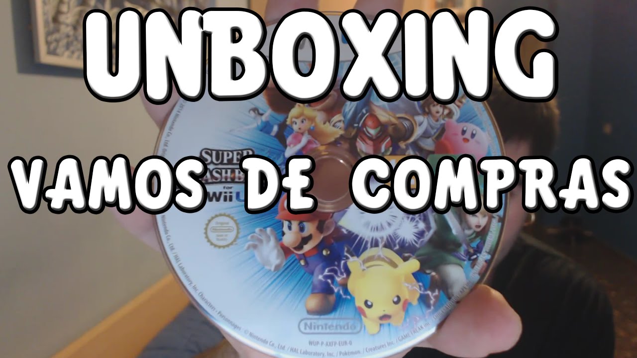 Vamos a comprar y Unboxing de Super Smash Bros For Wii U