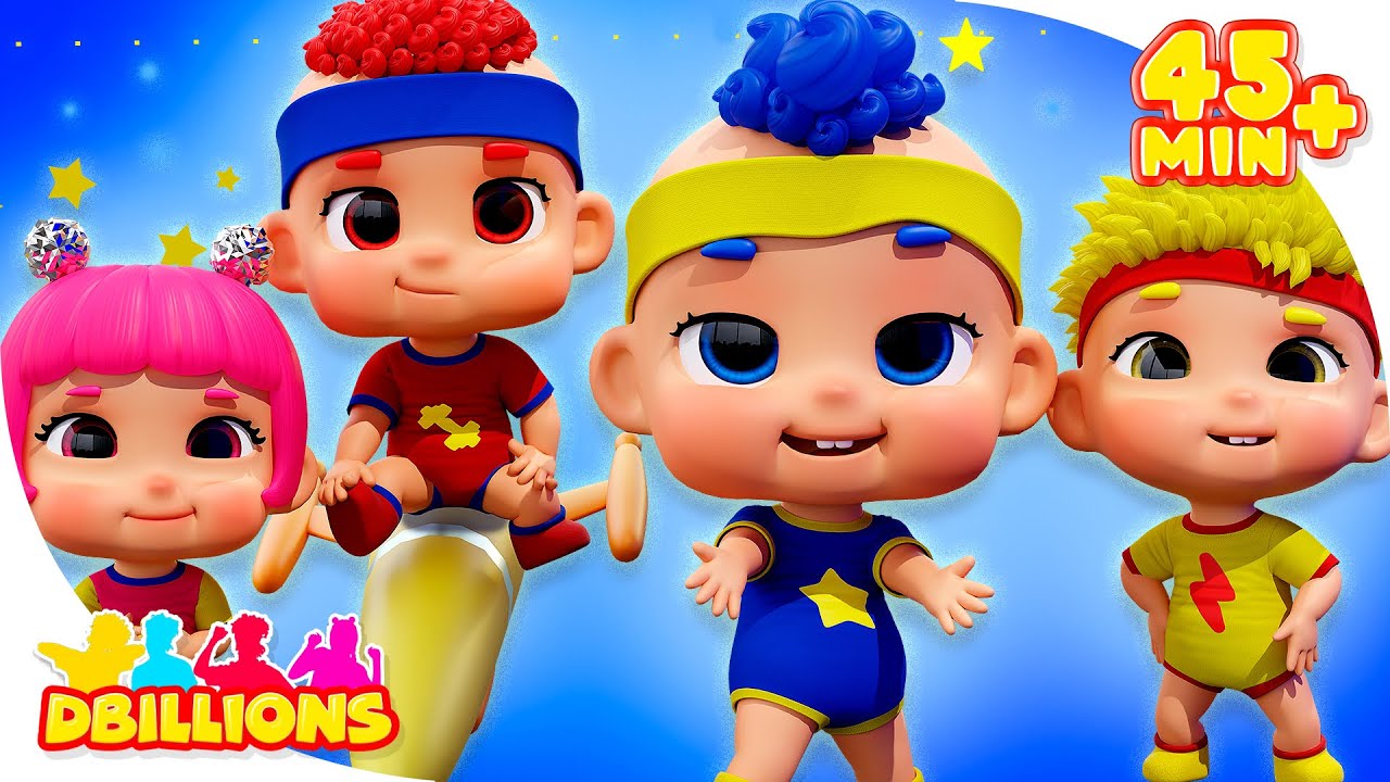 Daddy Dream with Baby DB | Mega Compilation | D Billions Kids Songs