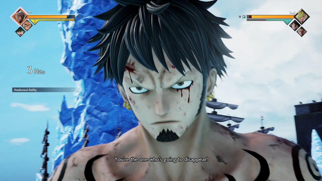 Jump Force: Trafalgar Law MOVESET - GAMEPLAY - Marineford (NO COMMENTARY)
